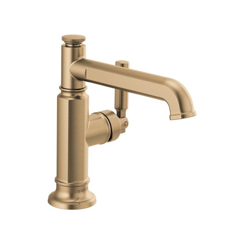 Brizo 65076LF-GL-ECO Invari Single Handle Lavatory Faucet Luxe Gold