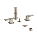 Brizo 68488-NK Vettis Two Handle Bidet Faucet Luxe Nickel