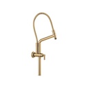 Brizo 81376-PG Invari Slide Bar Shower Arm And Flange Polished Gold