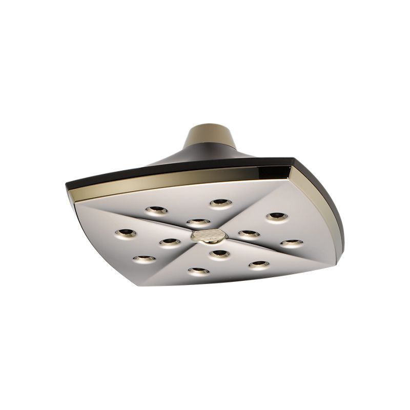 Brizo 81385-PNCO Charlotte Raincoat Showerhead H2OKinetic