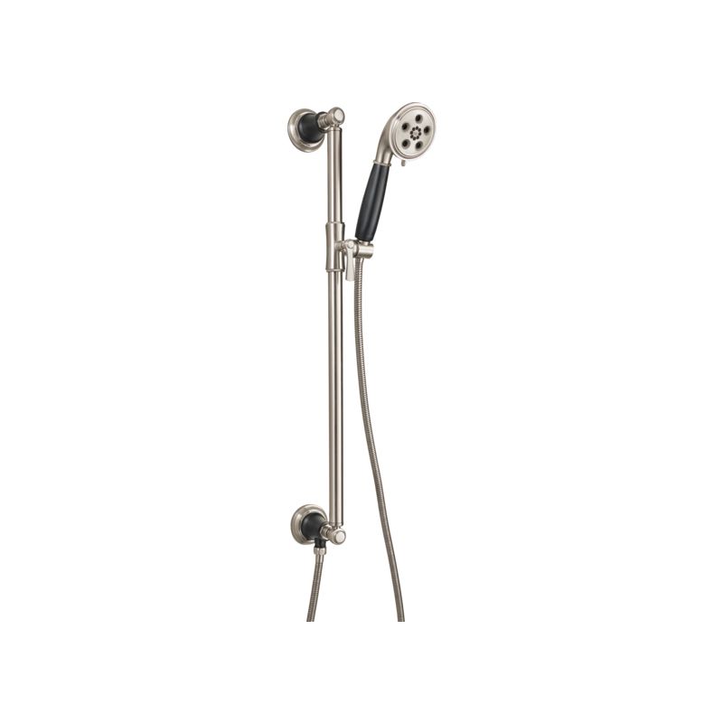 Brizo 88761-NKBL Rook Slide Bar Handshower With H2OKinetic