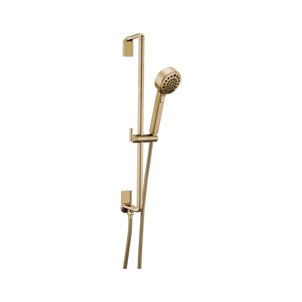 Brizo 88798-GL Levoir Slide Bar Handshower With H2Okinetic Technology Luxe Gold