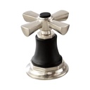 Brizo HX5361-NKBL Lavatory Cross Handle Kit Luxe Nickel Matte Black