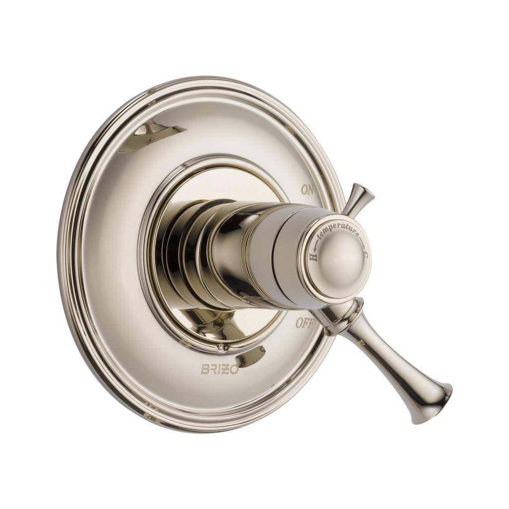 Brizo T60005-PN Baliza Thermostatic Valve Trim Polished Nickel