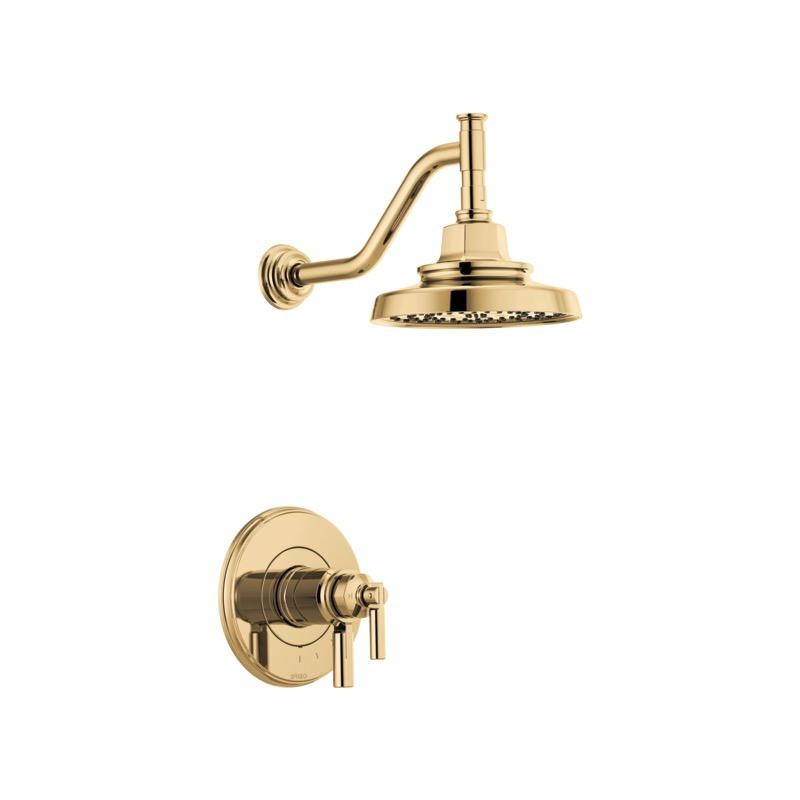 Brizo T60276-PG Invari Tempassure Thermostatic Shower Only Trim Polished Gold