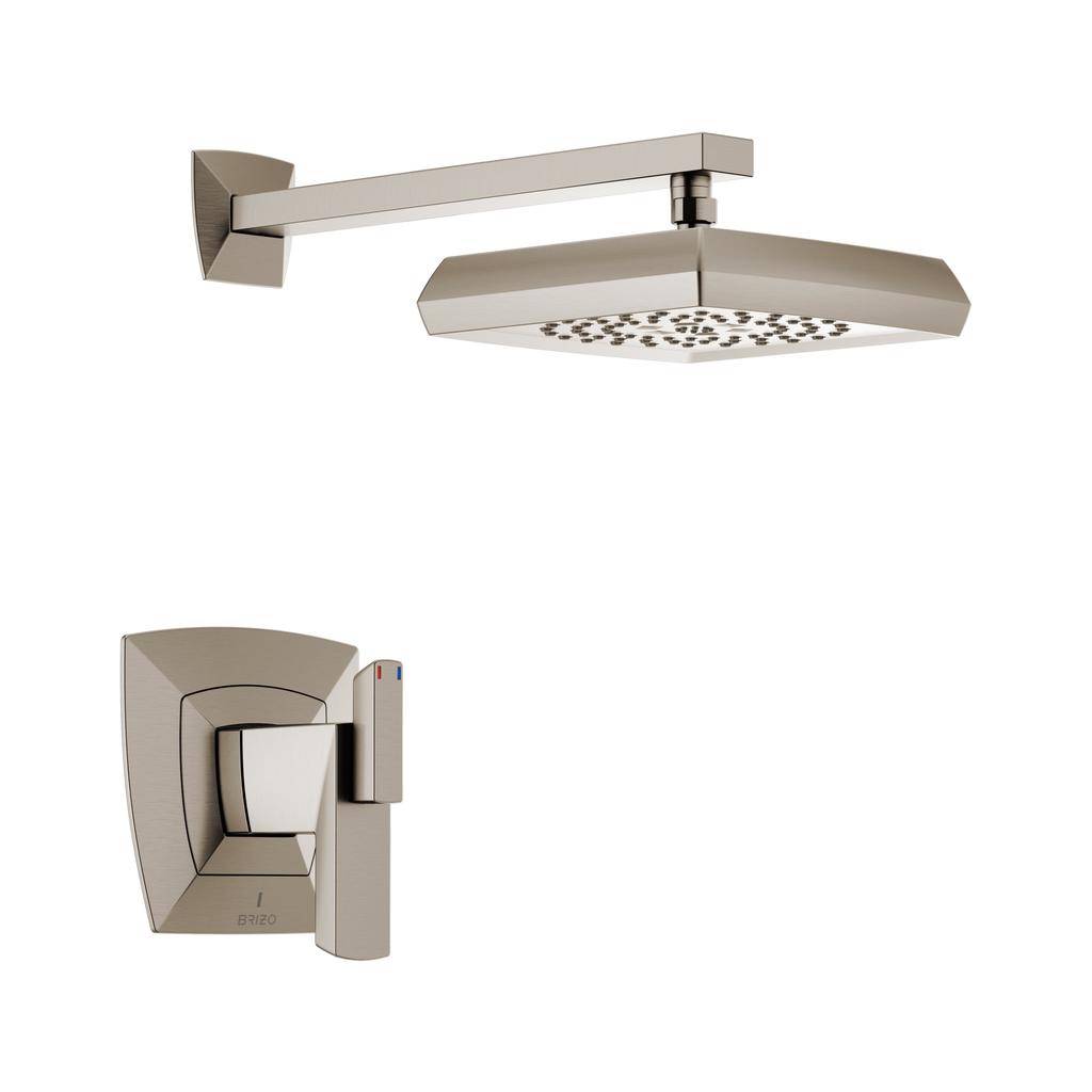 Brizo T60288-NK Vettis Thermostatic Shower Trim Luxe Nickel