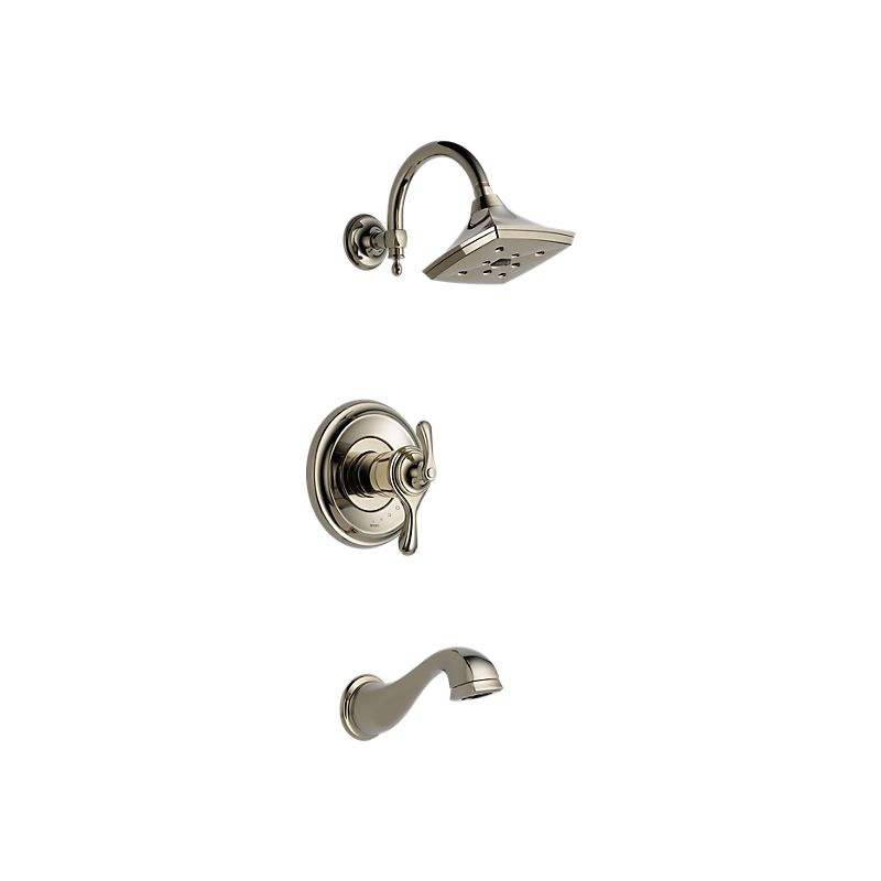 Brizo T60485-PN Charlotte Tempassure Thermostatic Tub Shower