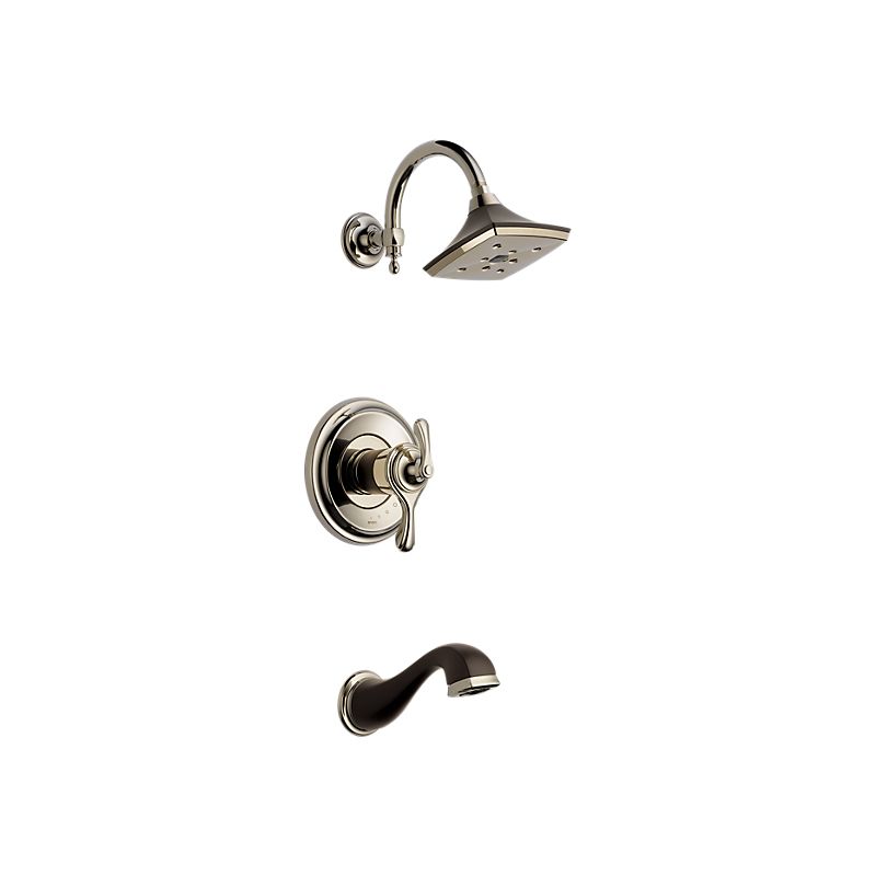 Brizo T60485-PNCO Charlotte Tempassure Thermostatic Tub Shower