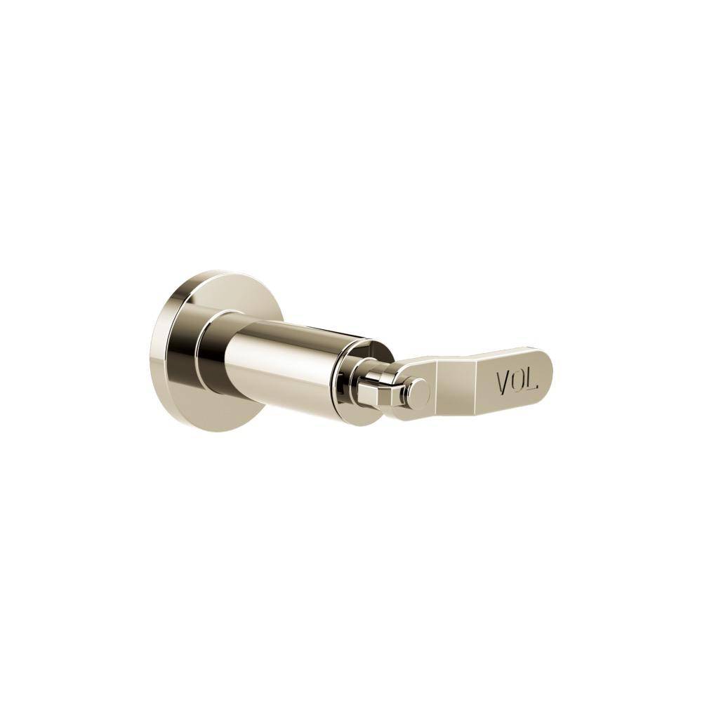 Brizo T66634-PN Sensori Volume Control Trim Industrial Lever Polished Nickel
