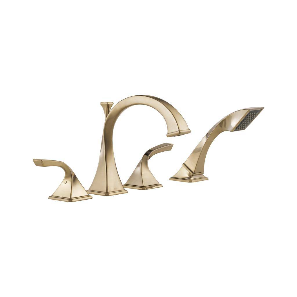 Brizo T67430-GL Virage Roman Tub With Handshower Luxe Gold