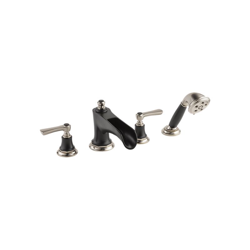 Brizo T67461-NKBLLHP Roman Tub Trim Hand Shower Less Handles
