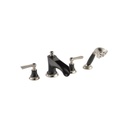 Brizo T67461-NKBLLHP Roman Tub Trim Hand Shower Less Handles