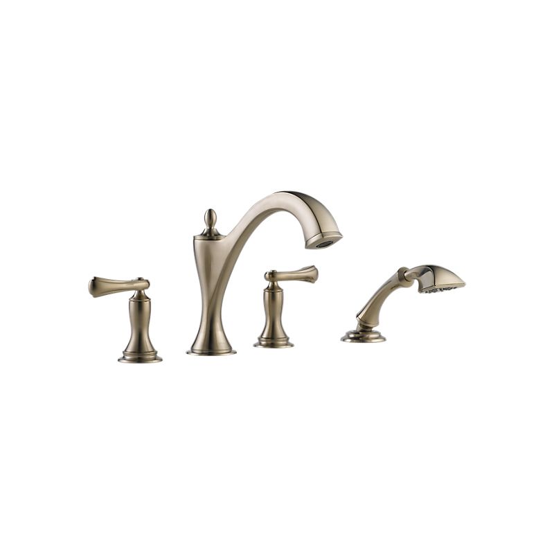 Brizo T67485-BNLHP Charlotte Roman Tub With Shower Trim Less Handles