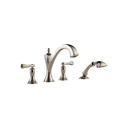 Brizo T67485-PNLHP Charlotte Roman Tub With Shower Trim Less Handles