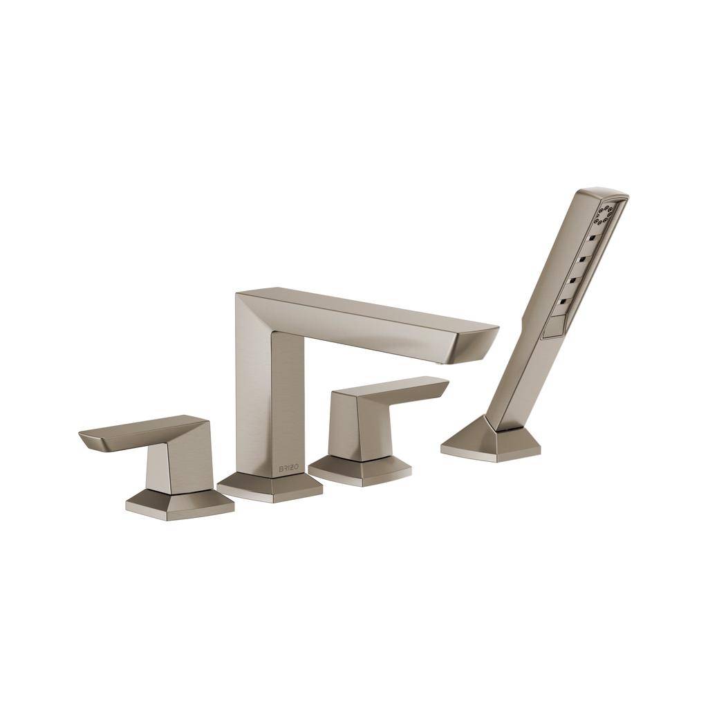 Brizo T67488-NK Vettis Roman Tub Faucet With Handshower Luxe Nickel
