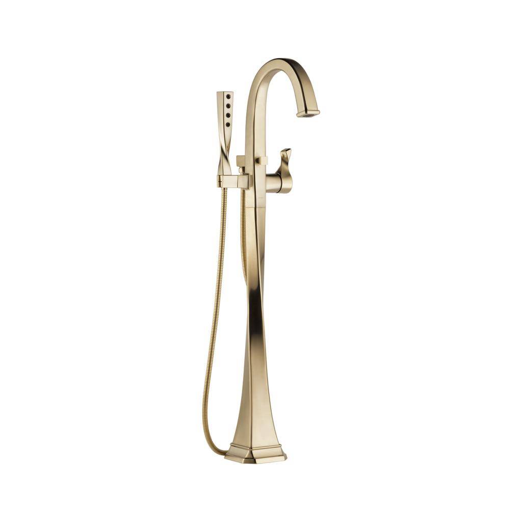 Brizo T70130-GL Virage Single Handle Freestanding Tub Filler Luxe Gold
