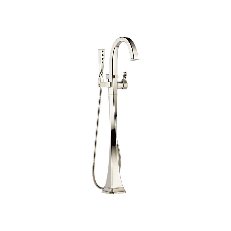 Brizo T70130-PN Virage Single Handle Freestanding Tub Filler
