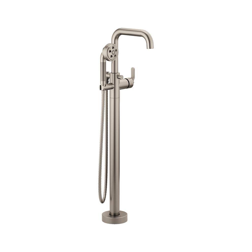 Brizo T70135-NKLHP Litze Single Handle Freestanding Tub Filler Less Handle Luxe Nickel