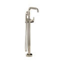 Brizo T70135-PNLHP Litze Single Handle Freestanding Tub Filler Less Handle Polished Nickel