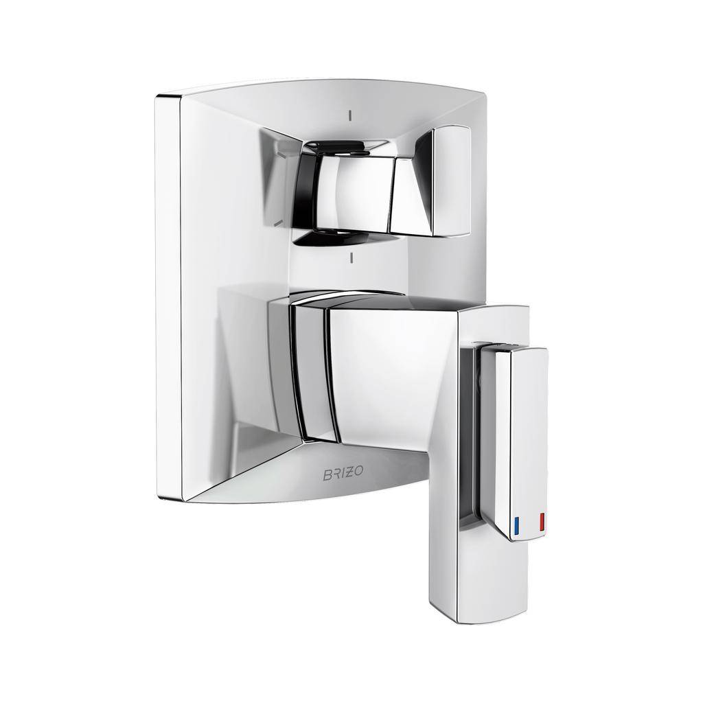 Brizo T75688-PC Vettis Thermostatic Valve 6 Setting Diverter Trim Chrome