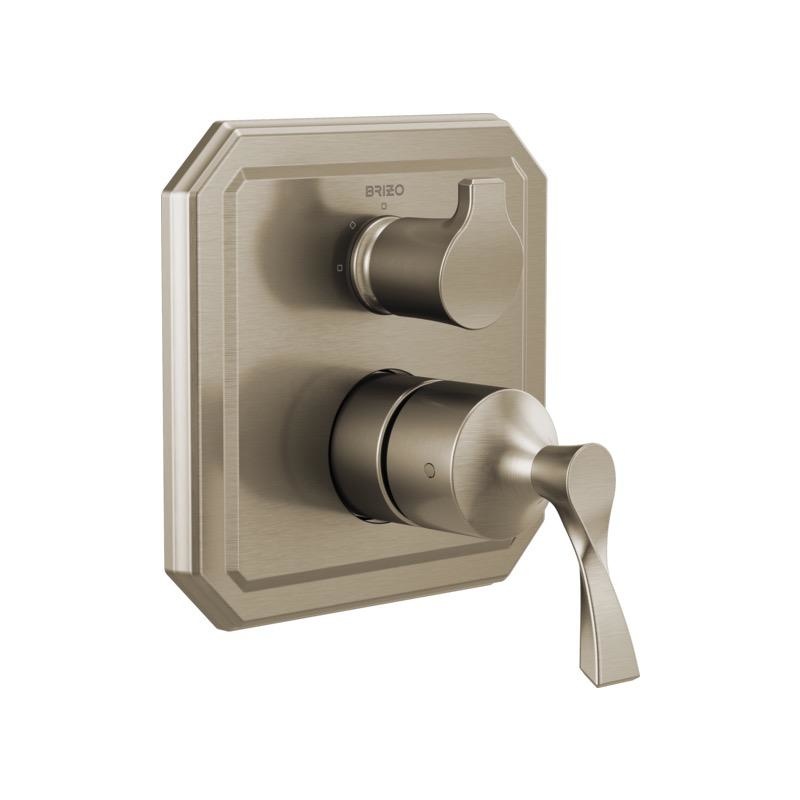 Brizo T75P530-BN Virage Pressure Balance Valve 3 Function Diverter Trim Brushed Nickel