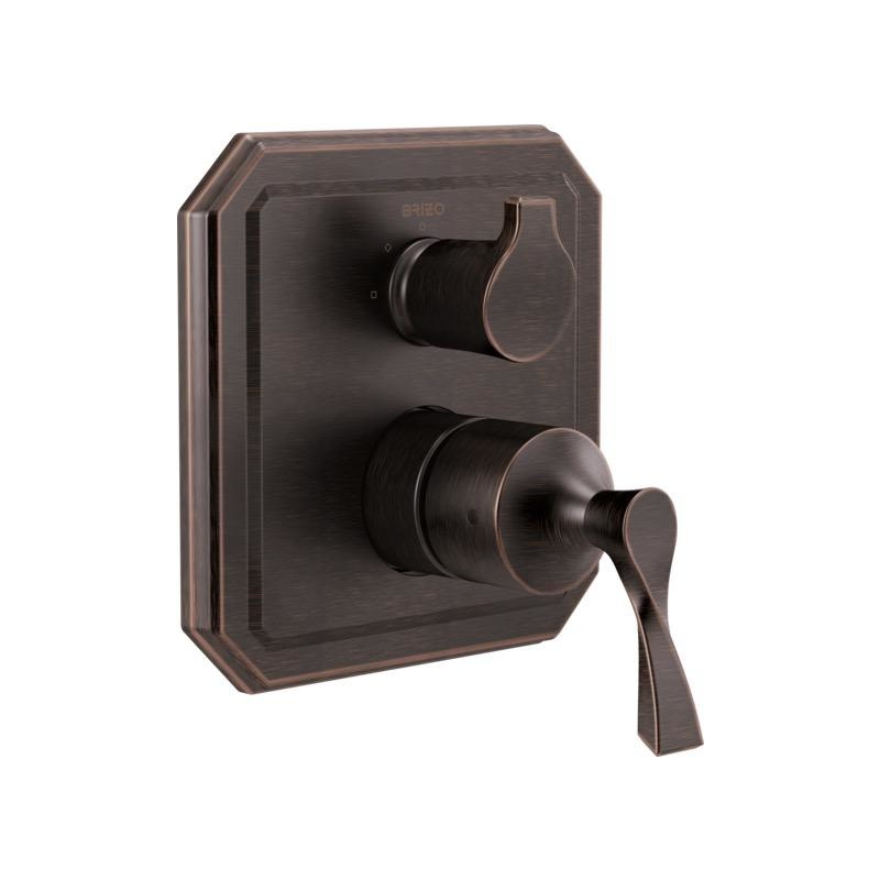 Brizo T75P530-RB Virage Pressure Balance Valve 3 Function Diverter Trim Venetian Bronze
