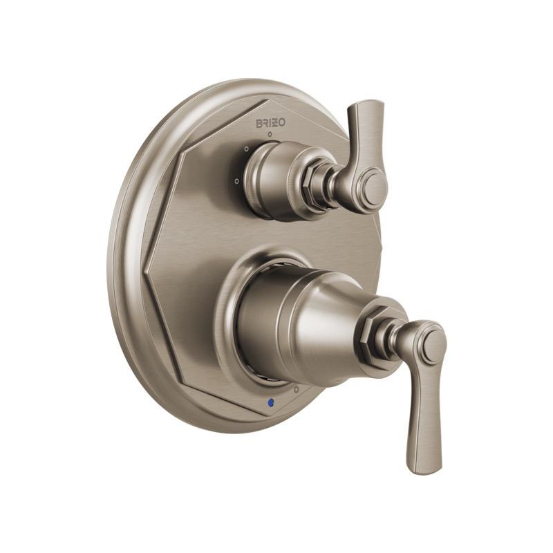 Brizo T75P560-NK Rook Pressure Balance Valve 3 Function Diverter Trim Luxe Nickel