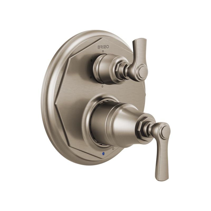 Brizo T75P660-NK Rook Pressure Balance Valve 6 Function Diverter Trim Luxe Nickel
