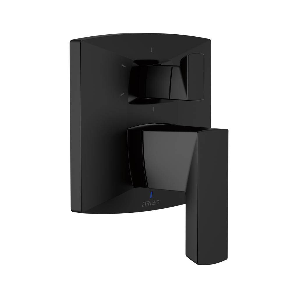 Brizo T75P688-BL Vettis Pressure Balance Valve 6 Function Diverter Trim Matte Black