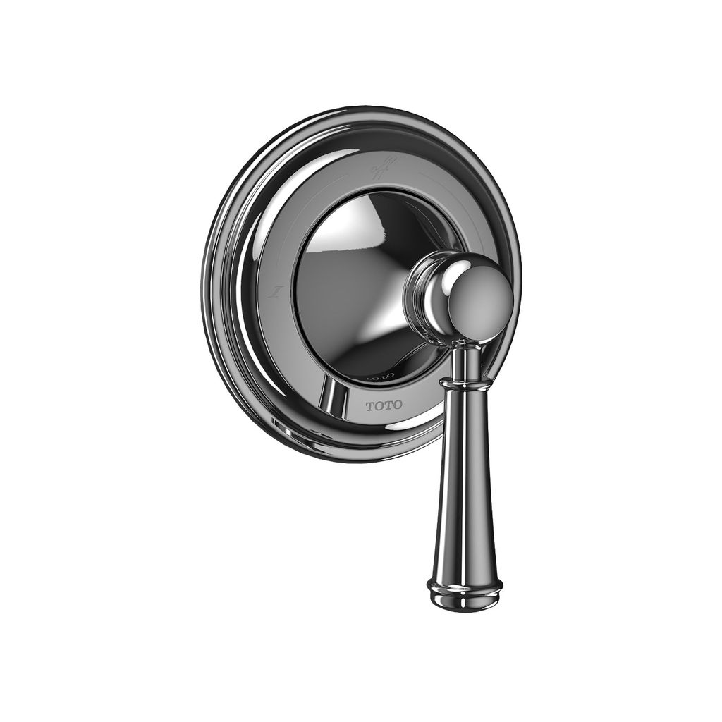 TOTO TS220D1 Vivian Two Way Diverter Trim With Off Lever Handle Chrome