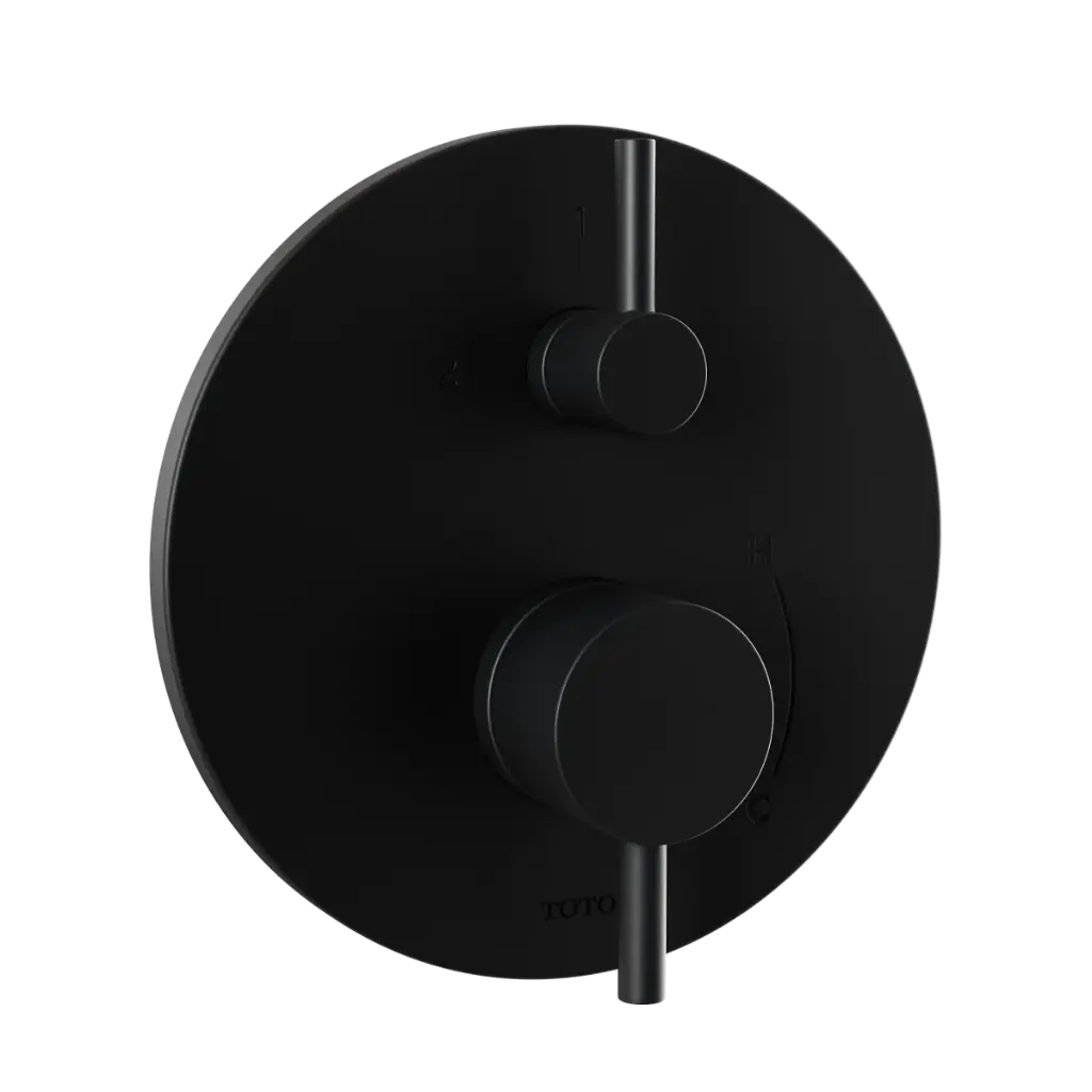 TOTO TBV01802U#MBL Pressure Balance Valve with Diverter Trim Matte Black