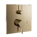 TOTO TBV02802U#PBR Pressure Balance Valve with Diverter Trim Polished Bronze