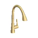 Grohe 32298GN3 Zedra Pull Down Kitchen Faucet Brushed Cool Sunrise
