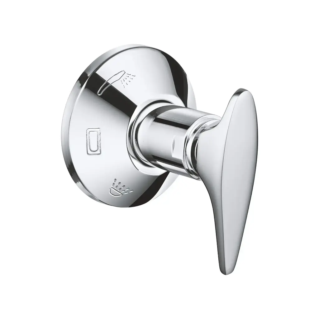 Grohe 45068000 Universal Reversing Lever With Flange Chrome