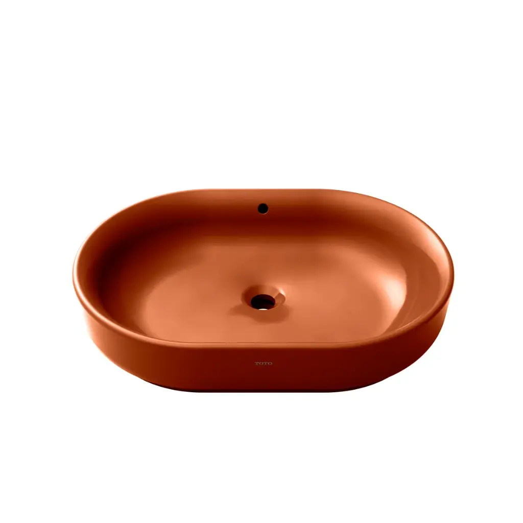 TOTO LT735#SCR Oval Lavatory Vessel Scarlet Red