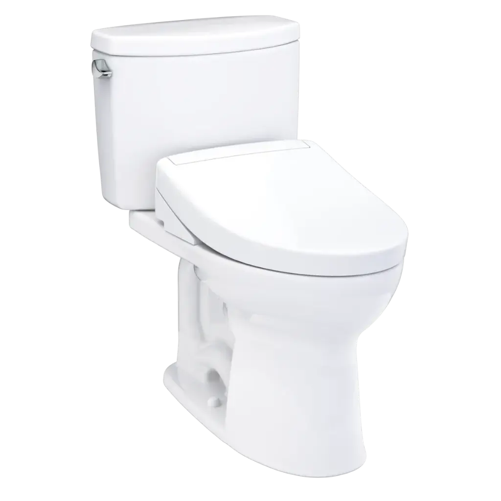 TOTO MW4543446CUFG#01 Drake II 1G Washlet+ S5 Two Piece Toilet Cotton