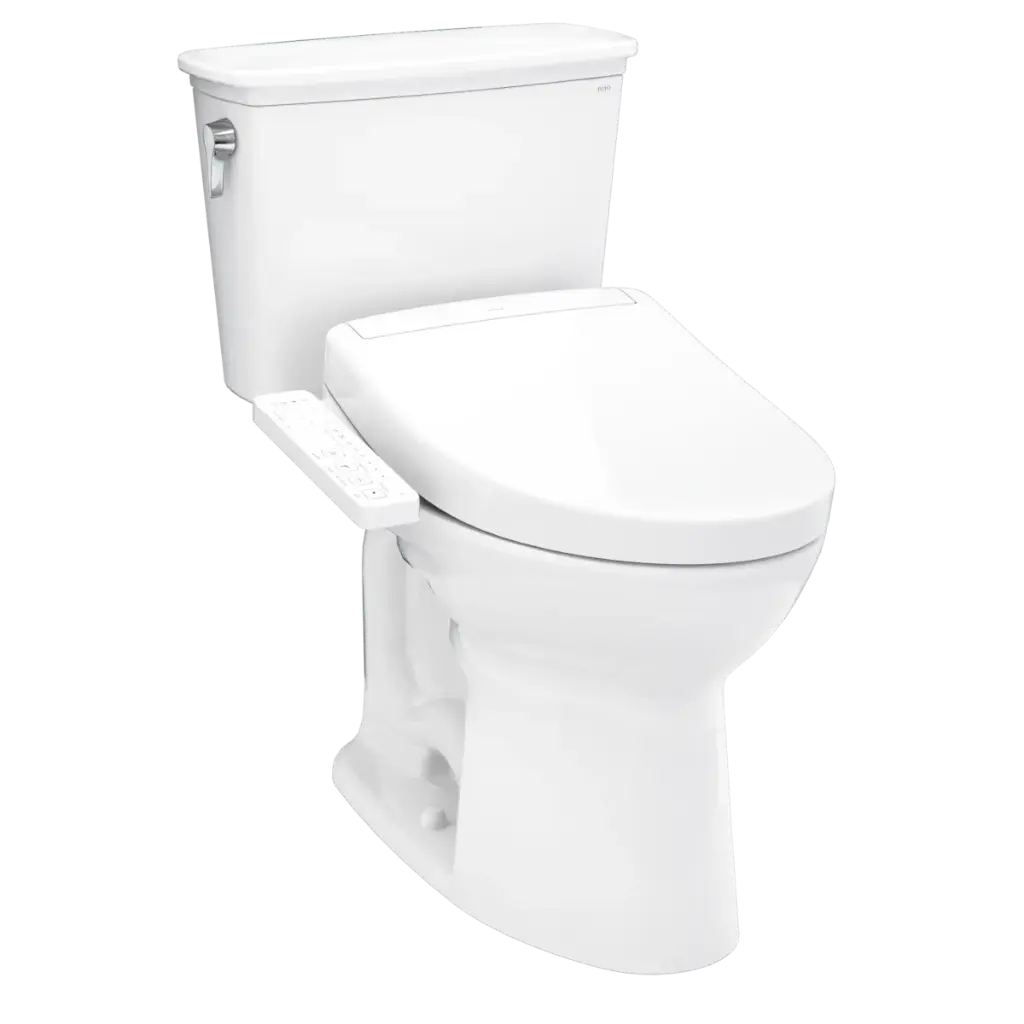 TOTO MW7863346CEFG#01 Drake Transitional Washlet+ S2 Two Piece Toilet Cotton