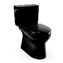 TOTO MS472124CEF#51 Glaston Two Piece Toilet Ebony