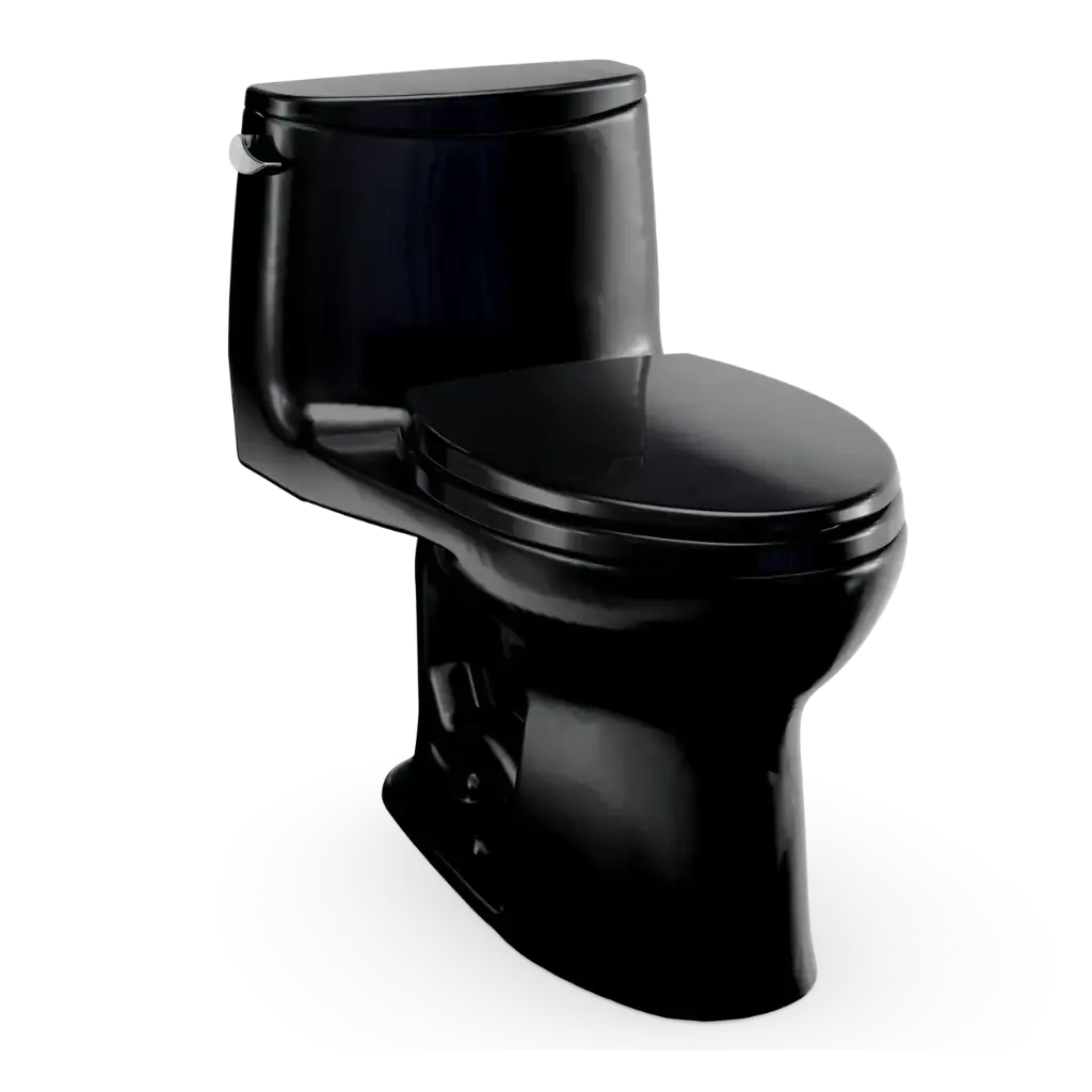 TOTO MS608114CEF#51 Ultramax One Piece Tornado Flush Toilet Ebony