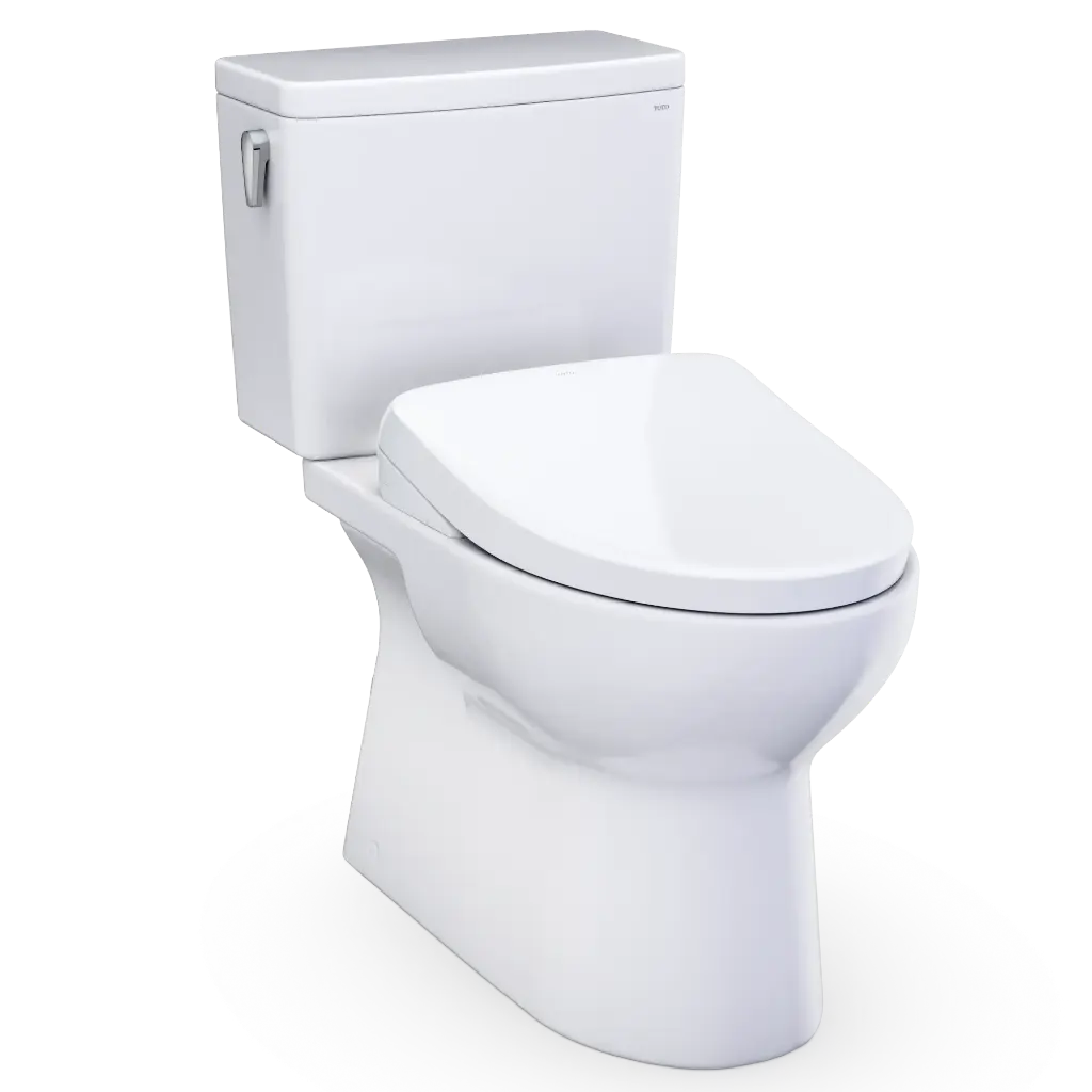 TOTO MW4724726CEFG#01 Glaston Washlet+ Two Piece Toilet Cotton