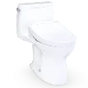 TOTO MW6084736CSFG#01 Ultramax Washlet+ 1.6 GPF One Piece Toilet Cotton