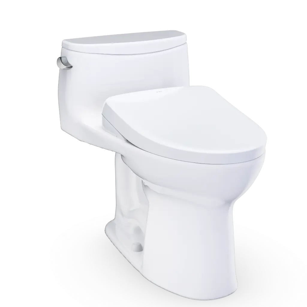 TOTO MW6184736CEFG#01 Ultramax Washlet+ Low Profile One Piece Toilet Cotton