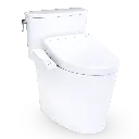 TOTO MW6863346CEFG#01 Aurora Washlet+ S2 One Piece Toilet Cotton