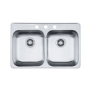 Kindred RDL5279-3 Reginox Tm 20G Ss Dbl 3Hole