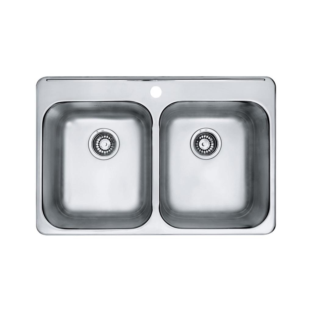 Kindred RDL2031-1 Reginox Tm 20G Ss Dbl 1 Hole
