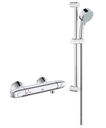 Grohe 122629 Exposed Thermostat Single Function Shower Kit Chrome