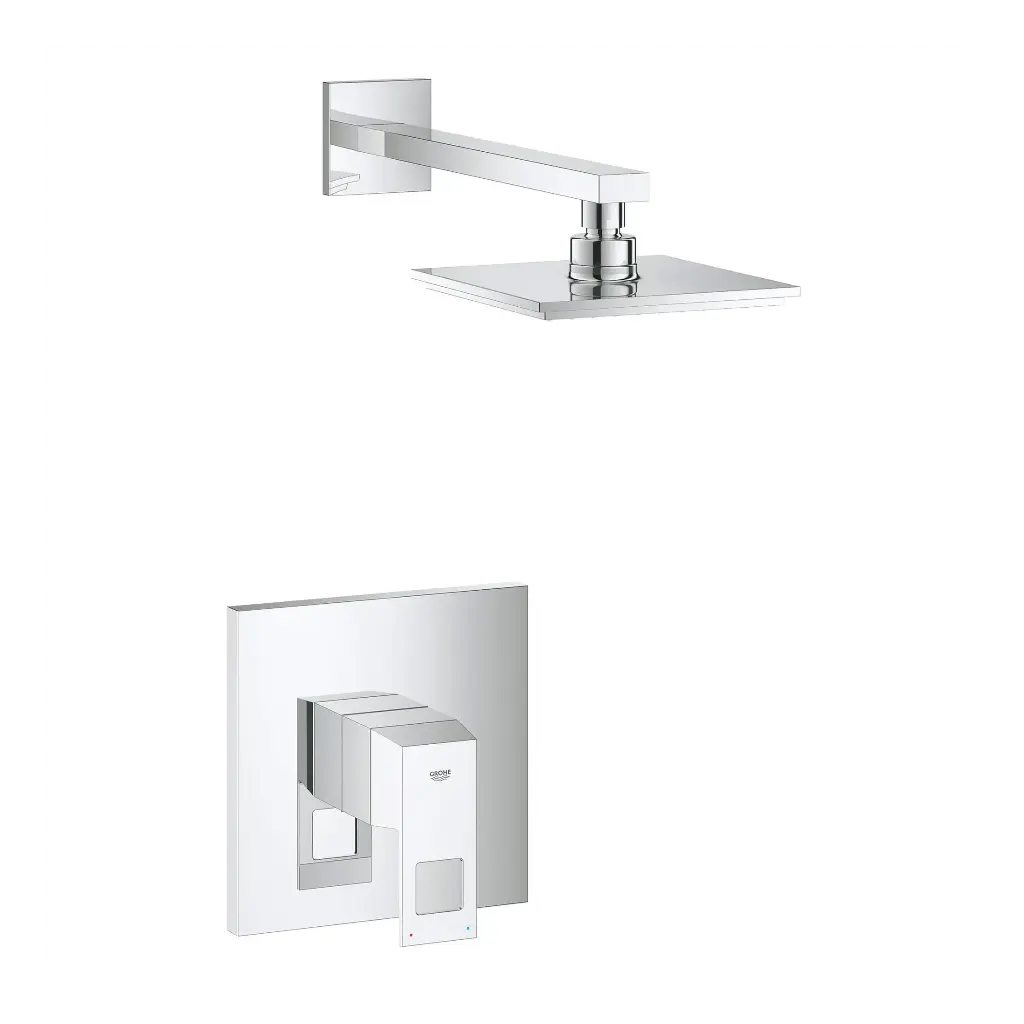 Grohe 23148000 Eurocube Pressure Balance Valve Tub Combo Chrome
