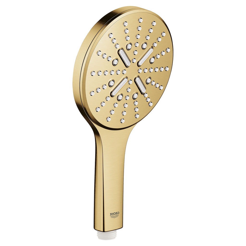 Grohe 26545GN0 Rainshower Smartactive Round Hand Shower Brushed Cool Sunrise
