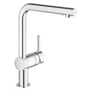 Grohe 30300000 Minta Single Handle Pull Out Kitchen Faucet Chrome