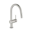 Grohe 31359DC2 Minta Touch Single Handle Kitchen Faucet Super Steel